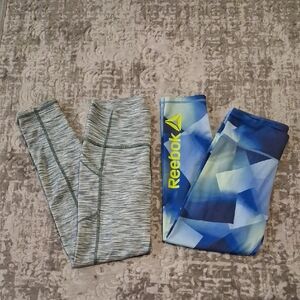 Lot Of 2 Girls Leggings Size 10/12